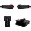 Waterproof controller-display connection cable For Ecoxtrem M41 Ultimate/M41 Armored Color - Black