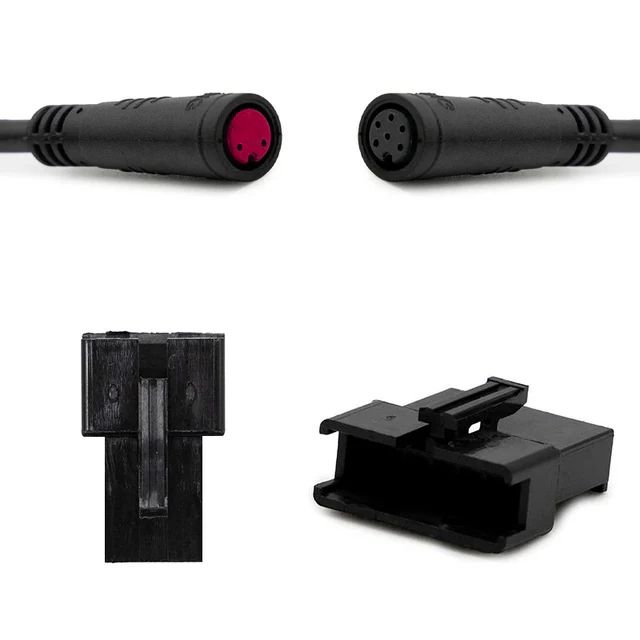 Waterproof controller-display connection cable For Ecoxtrem M41 Ultimate/M41 Armored Color - Black