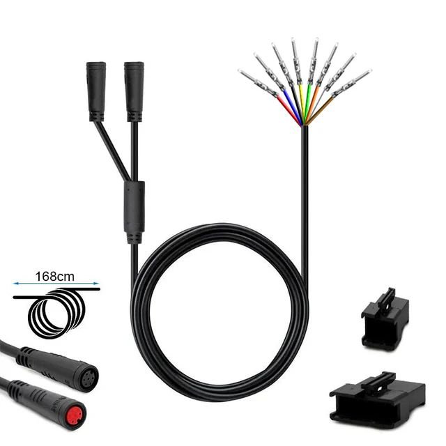 Waterproof controller-display connection cable For Ecoxtrem M41 Ultimate/M41 Armored Color - Black