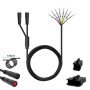 Waterproof controller-display connection cable For Ecoxtrem M41 Ultimate/M41 Armored Color - Black