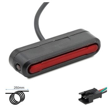 Rear light with 3-pin SM connector For Ecoxtrem M41 Ultimate/M41 Armored Color - Black